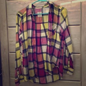 Vintage boyfriend American Eagle flannel